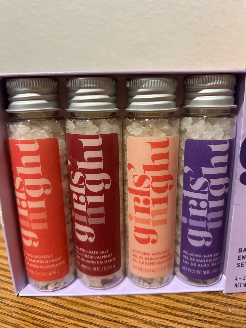 Seibella Girls' Night Bath Salt Set